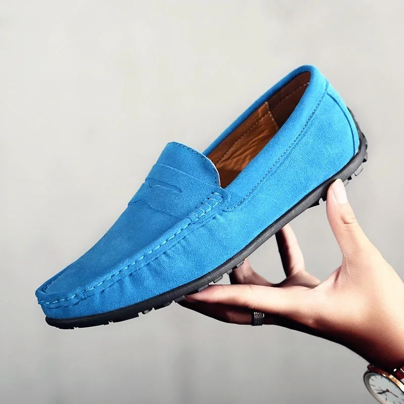 Gaston | Mocasín Chic y Cómodo de Ante