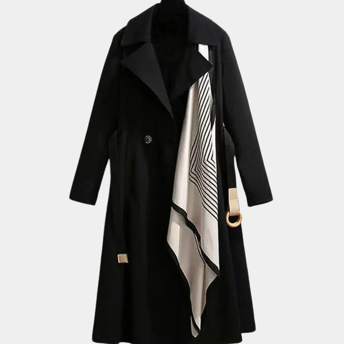 Clarisa | Gabardina midi clásica con cinturón