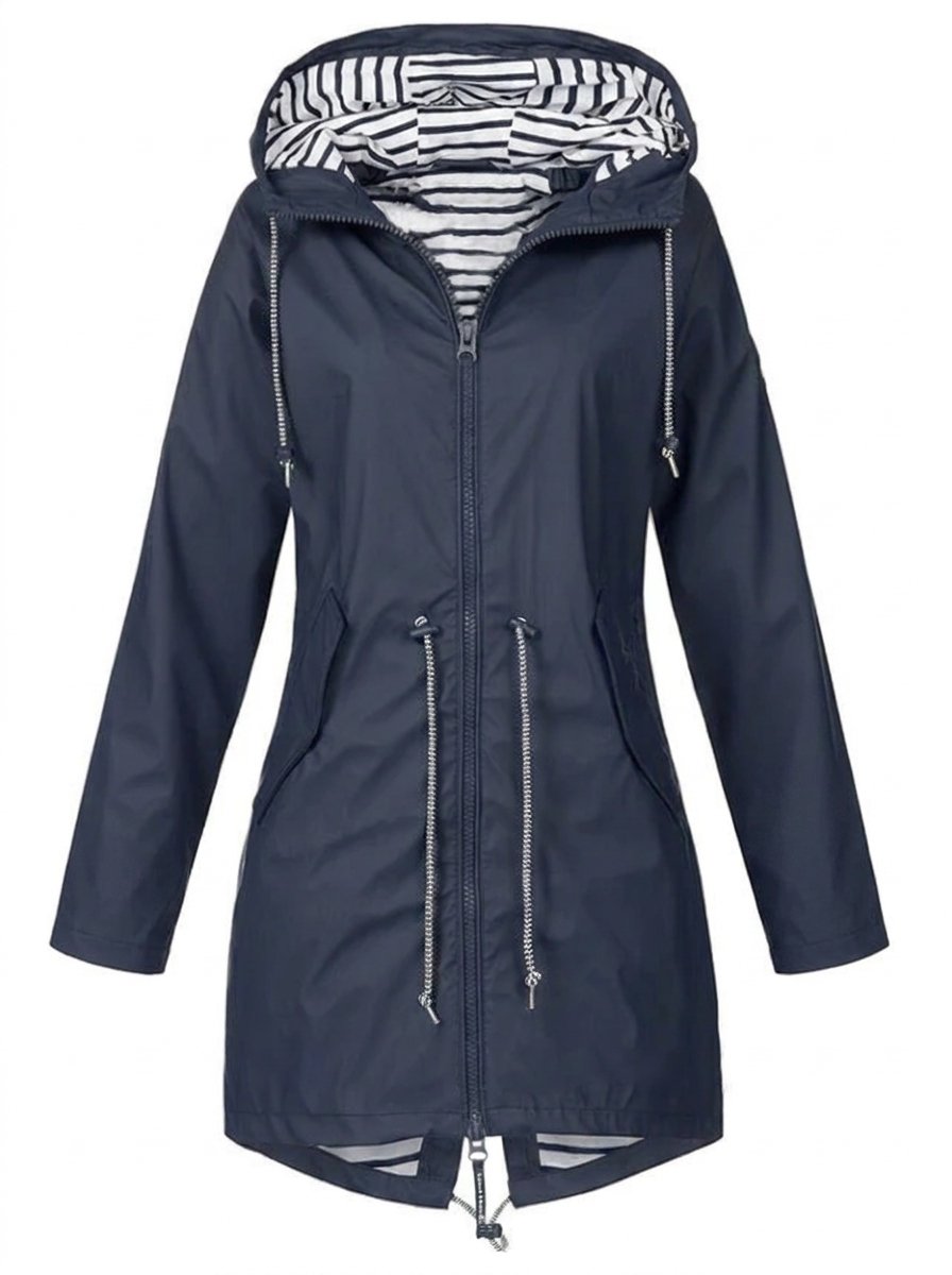 Margarita | Impermeable con capucha y cordón