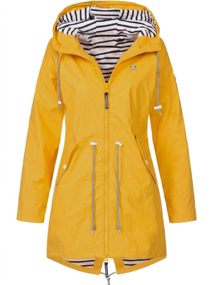Margarita | Impermeable con capucha y cordón