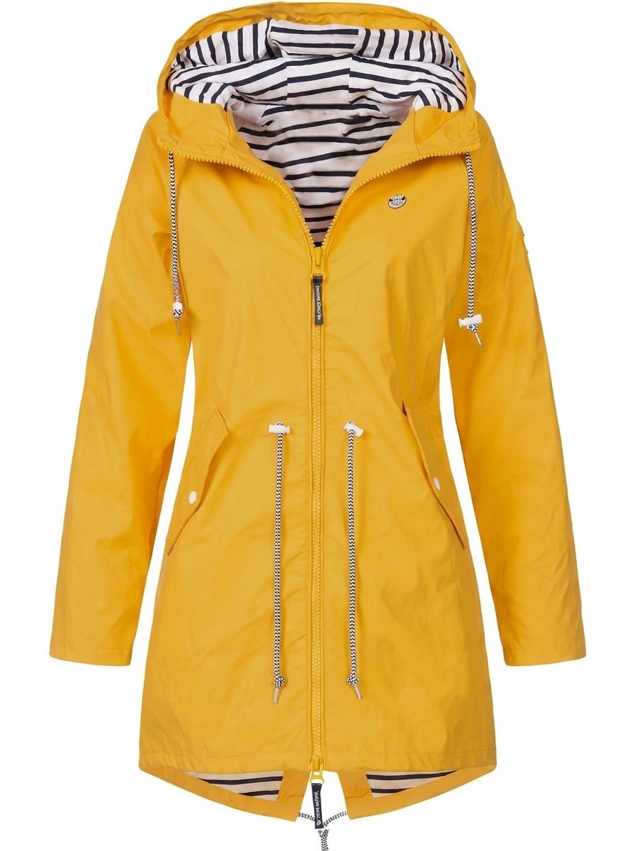 Margarita | Impermeable con capucha y cordón
