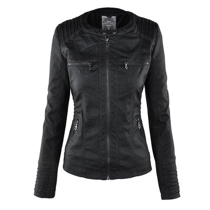 Lucinda | Chaqueta motera con capucha desmontable