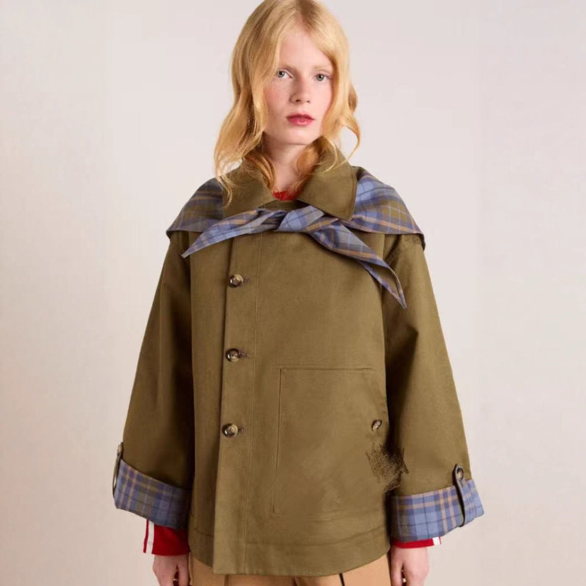 Lourdes | Abrigo oversize cruzado de estilo utilitario