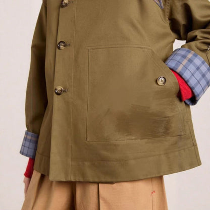 Lourdes | Abrigo oversize cruzado de estilo utilitario
