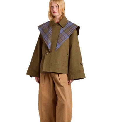 Lourdes | Abrigo oversize cruzado de estilo utilitario