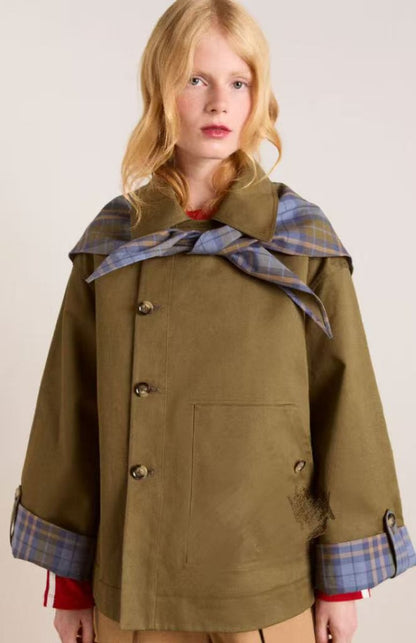 Lourdes | Abrigo oversize cruzado de estilo utilitario