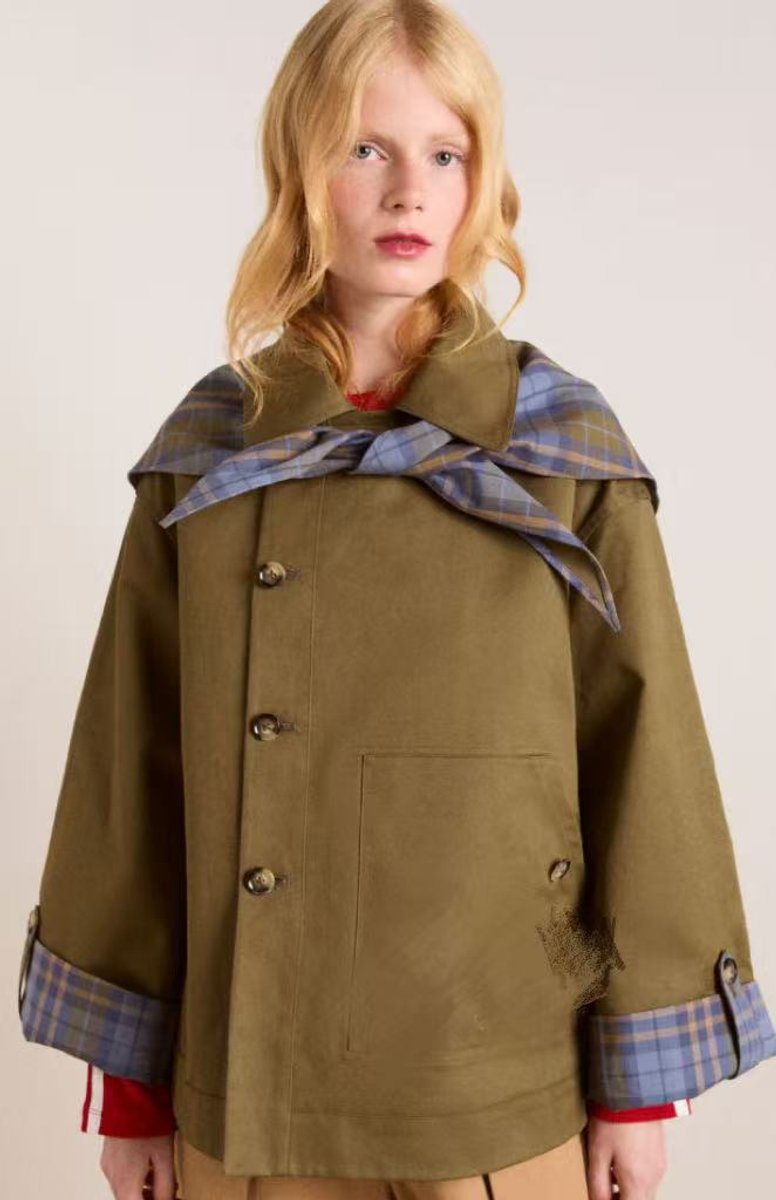 Lourdes | Abrigo oversize cruzado de estilo utilitario