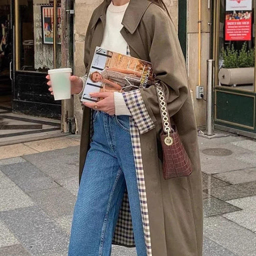Lucía | Gabardina larga oversize refinada