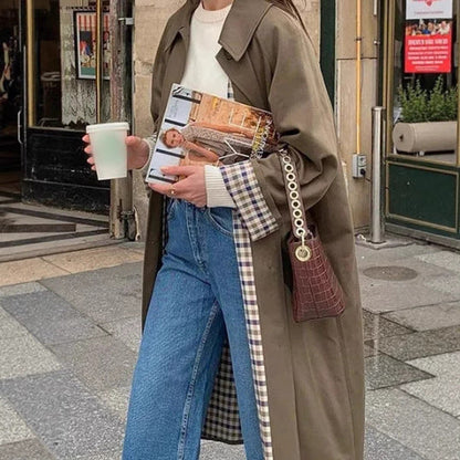 Lucía | Gabardina larga oversize refinada