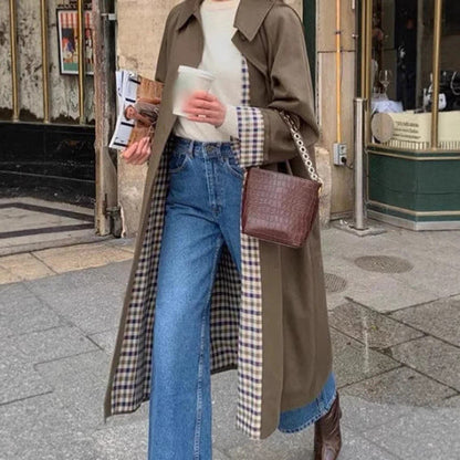 Lucía | Gabardina larga oversize refinada