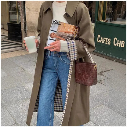 Lucía | Gabardina larga oversize refinada