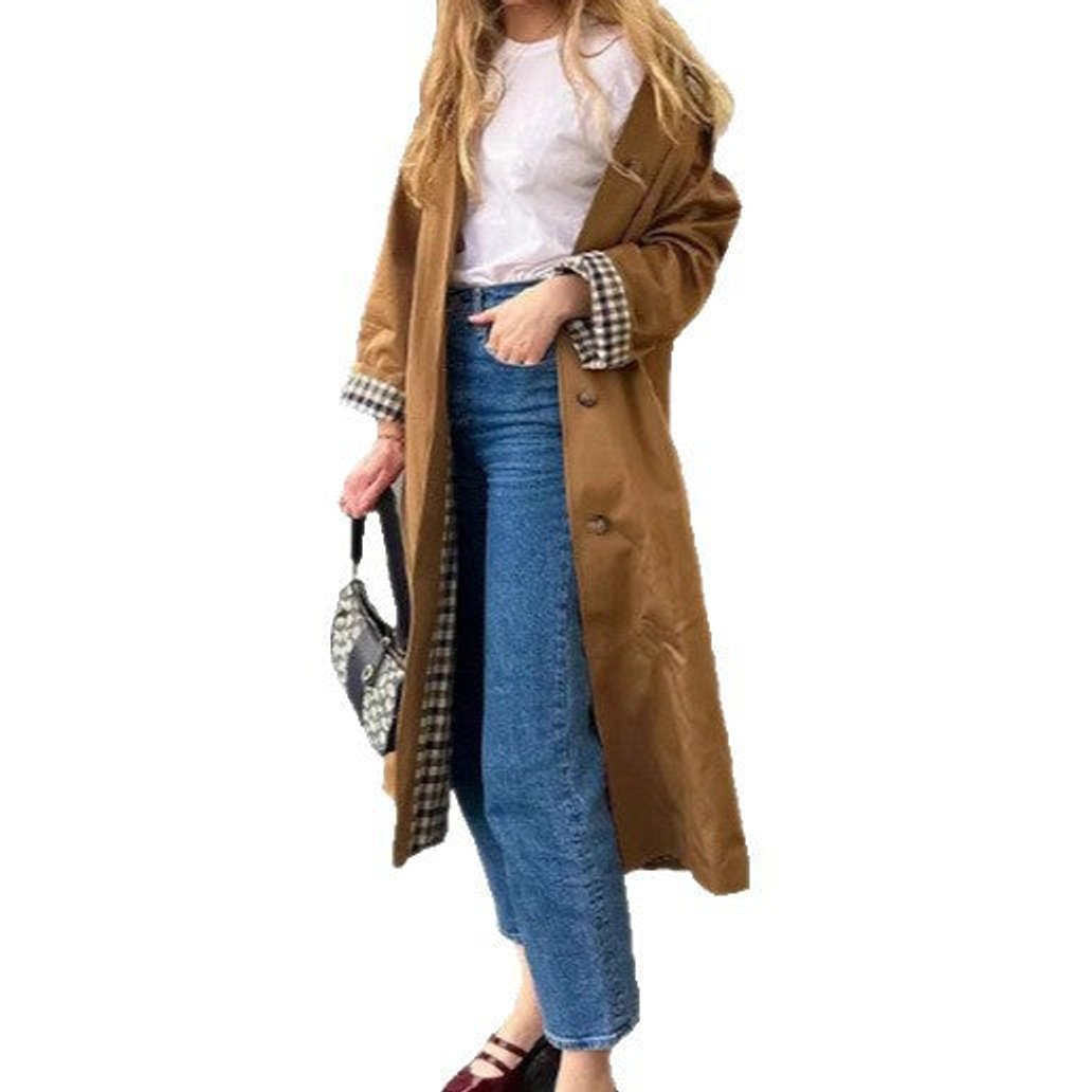Lucía | Gabardina larga oversize refinada