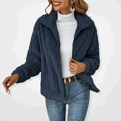 Roberta | Chaqueta acogedora con cremallera