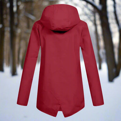 Lorena | Chubasquero largo impermeable con capucha