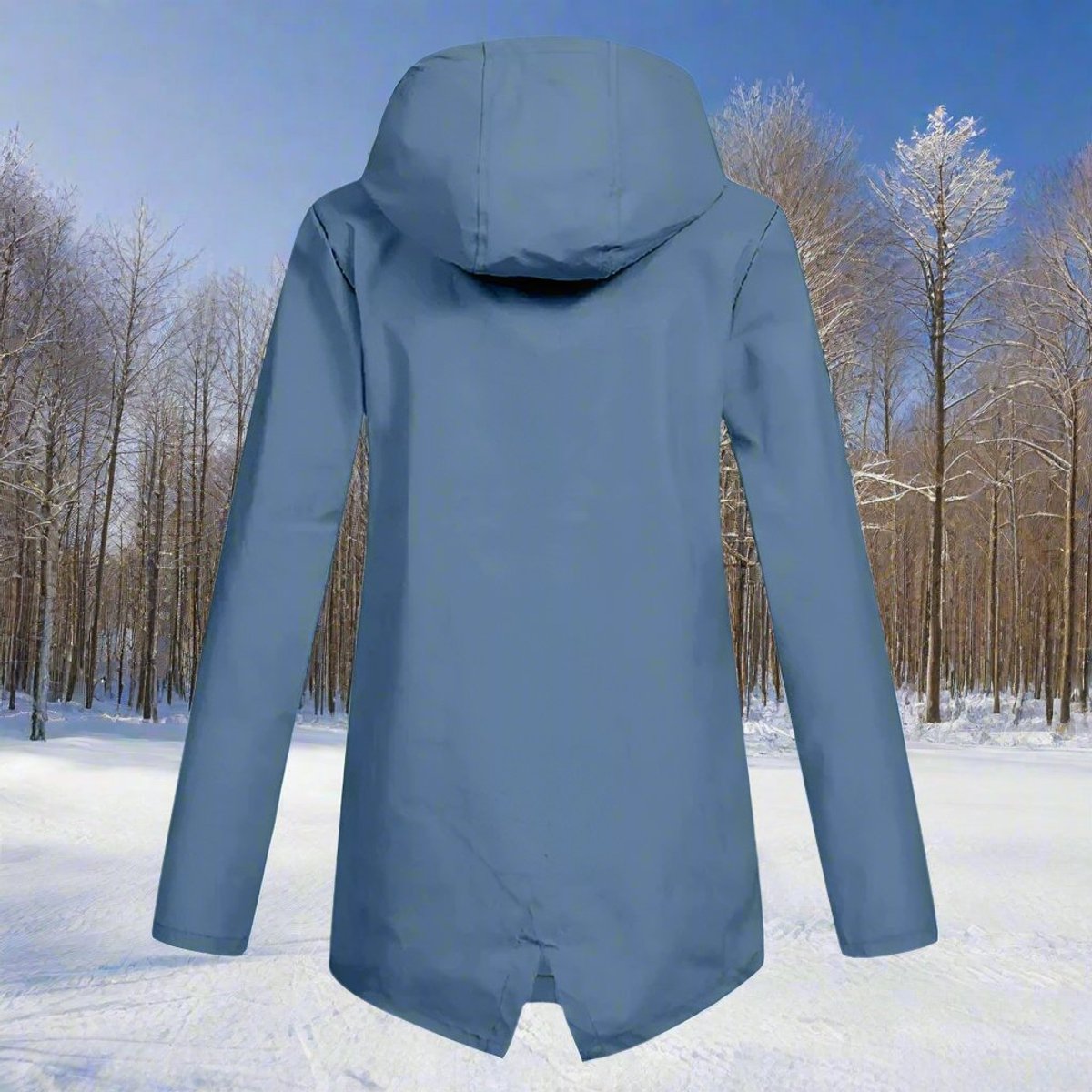 Lorena | Chubasquero largo impermeable con capucha